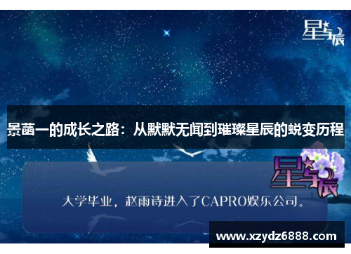 景菡一的成长之路：从默默无闻到璀璨星辰的蜕变历程